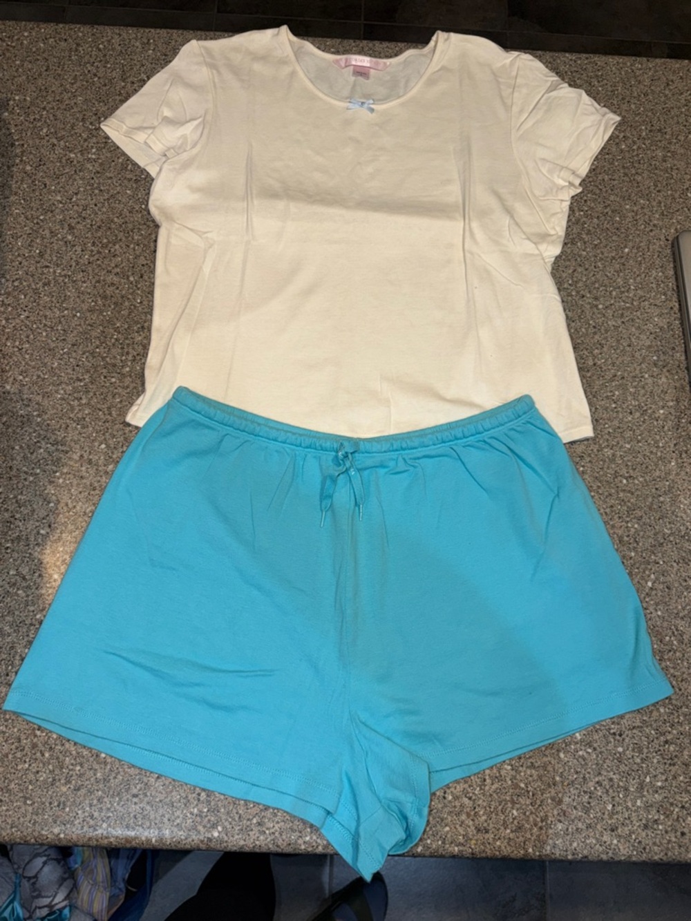 Y2k 2001 Victoria's Secret Sleep Shorts Pajama Set